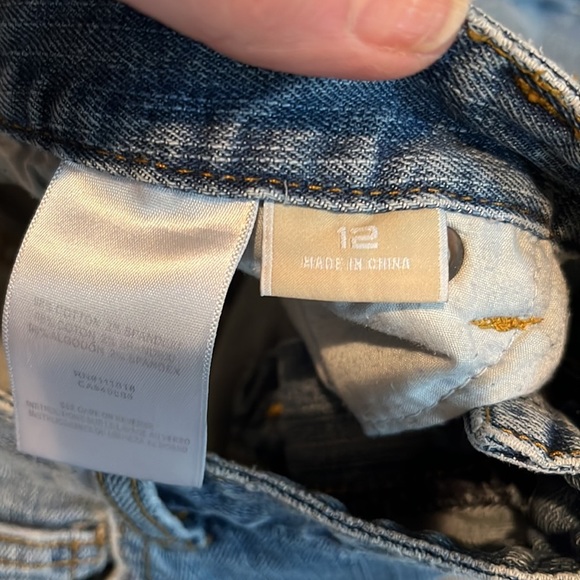 Micheal Kors blue wide leg jeans with stretch size 12 - Picture 10 of 16